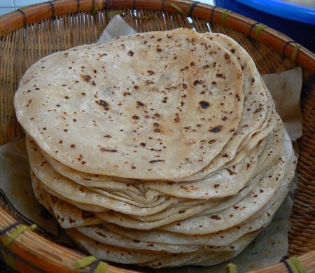 chapattis recette